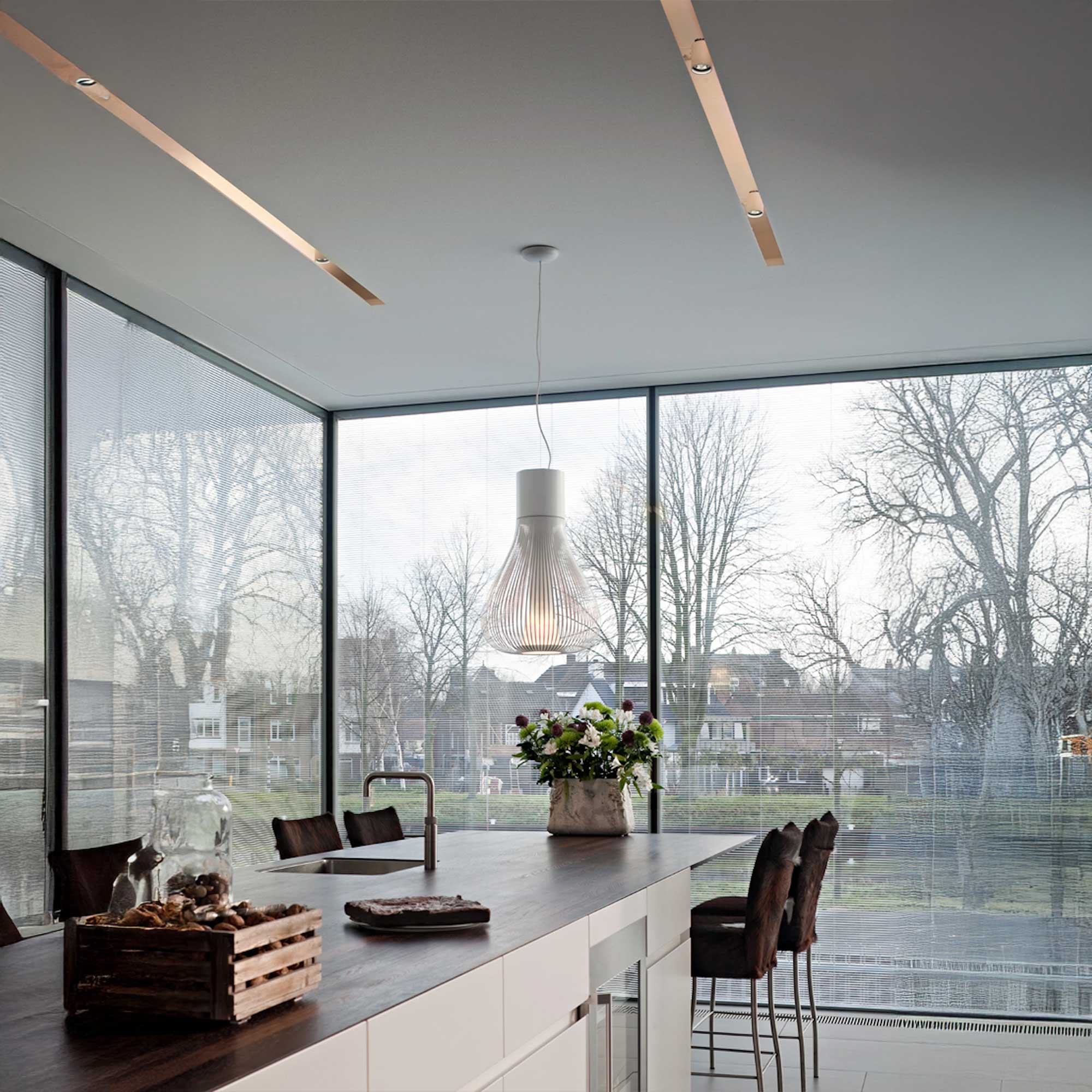 Flos Chasen E27 závěsné skleněné svítidlo