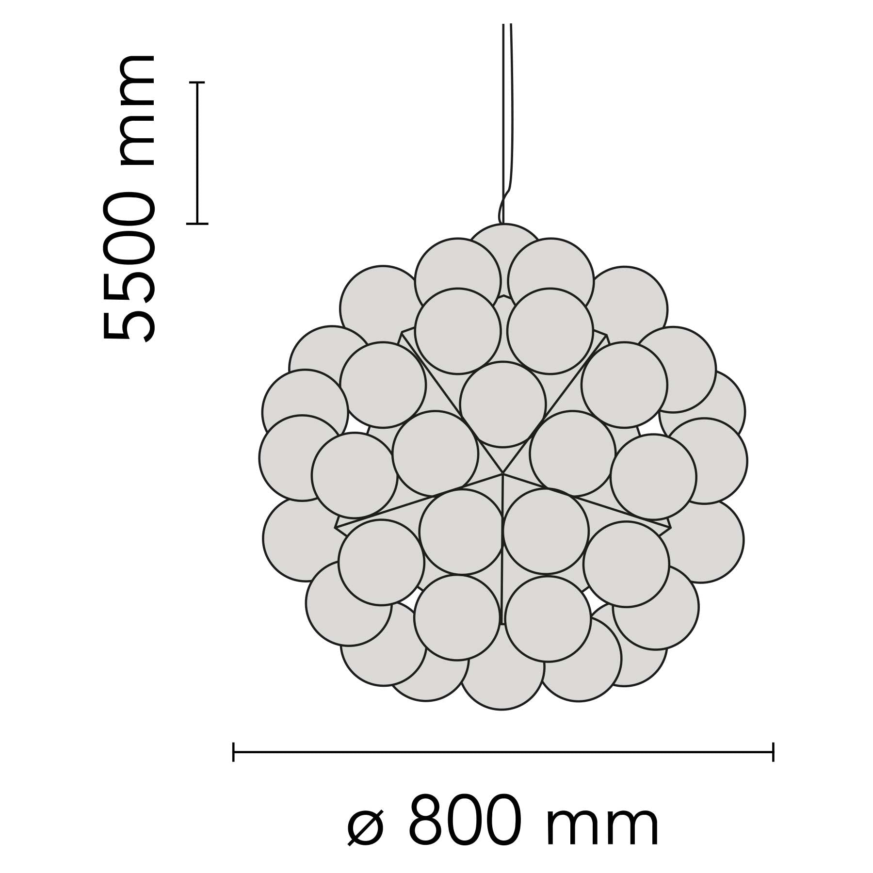 Flos Taraxacum 88 E27 závěsné svítidlo