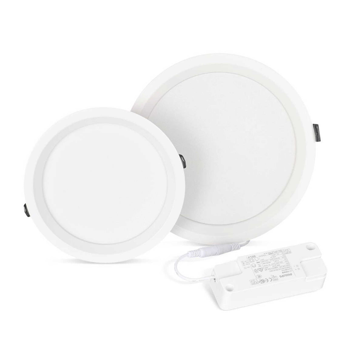 LED-downlight til indbygning i loftet, IP40