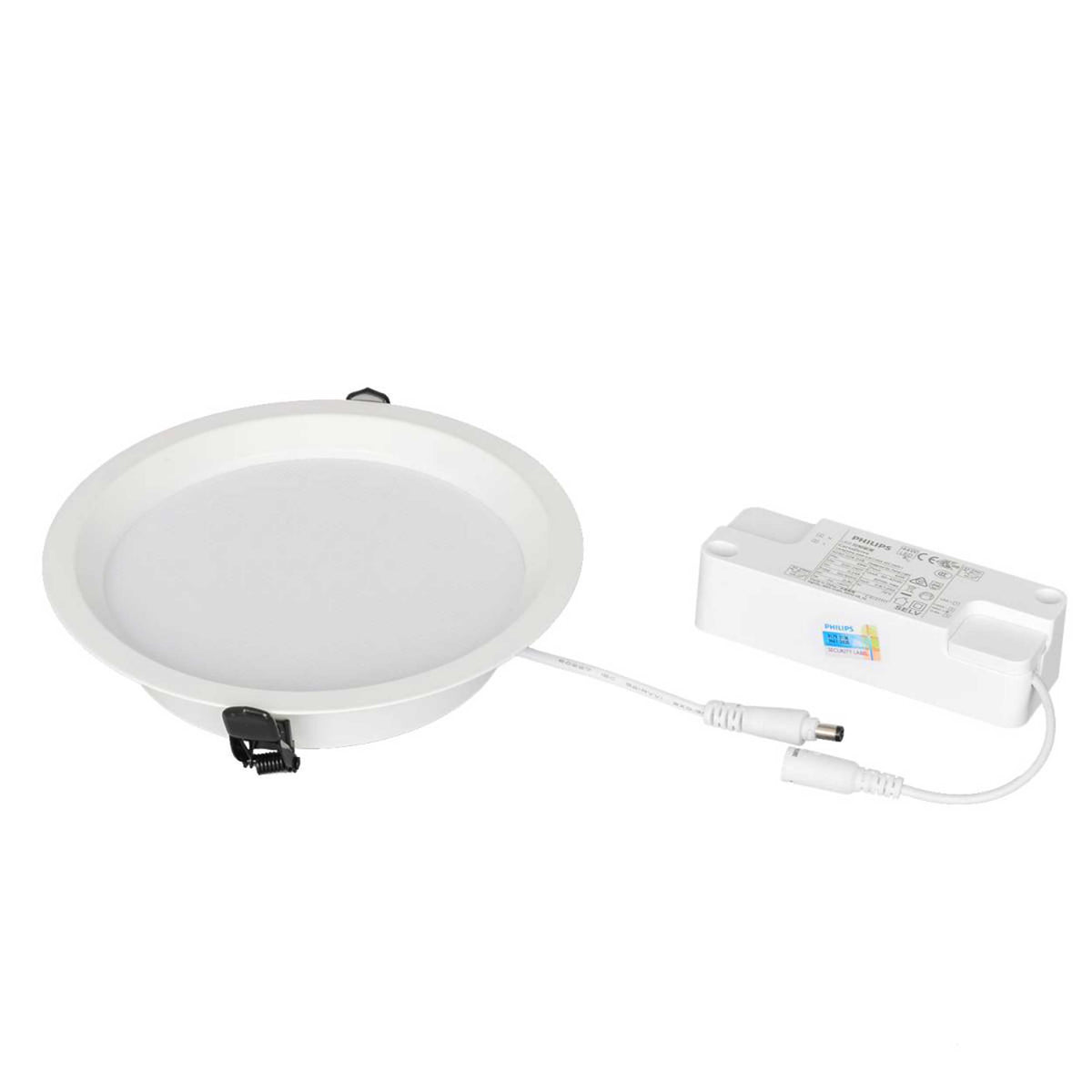 LED-downlight til indbygning i loftet, IP40