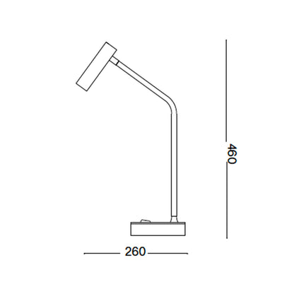 Ideal lux Easy LED bordlampe
