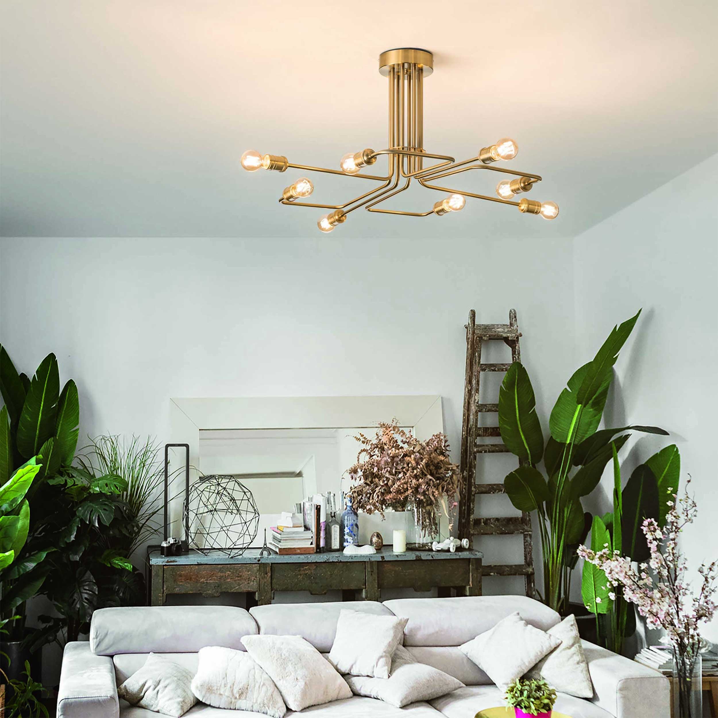 Ideal lux Triumph E27 nedhængt lineært armatur