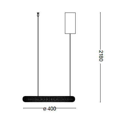 Ideal lux Miracle LED lineær pendel