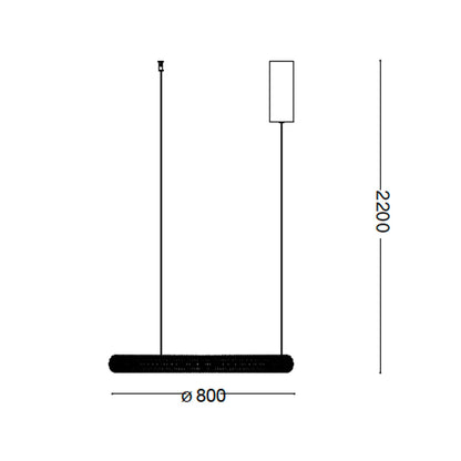Ideal lux Miracle LED lineær pendel