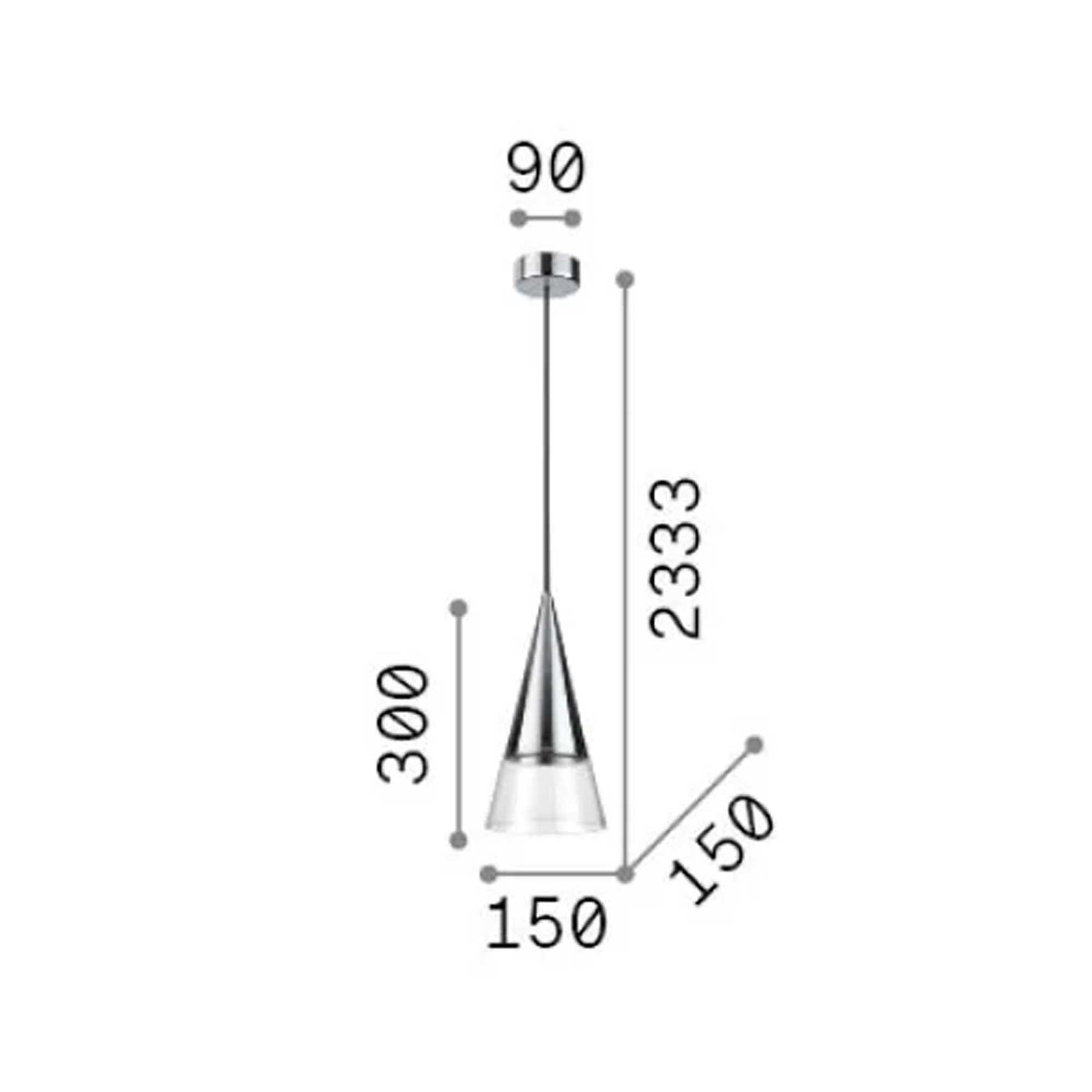 Ideal Lux Cono GU10 závěsné svítidlo