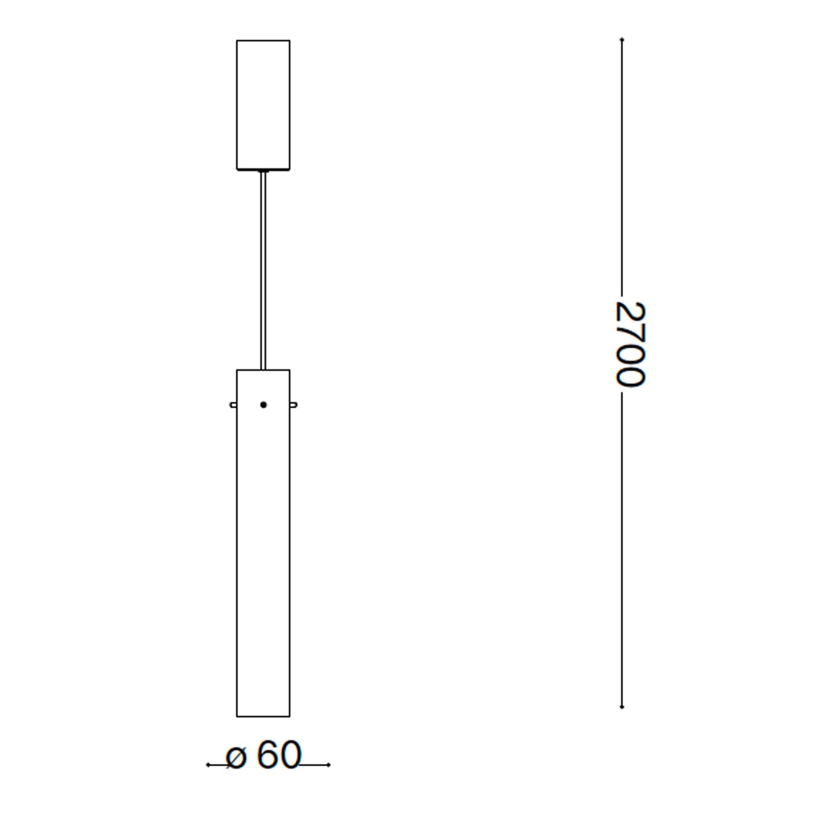 Ideal lux Flam LED pendel