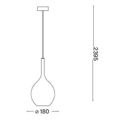 Ideal Lux Kalique E27 závěsné svítidlo