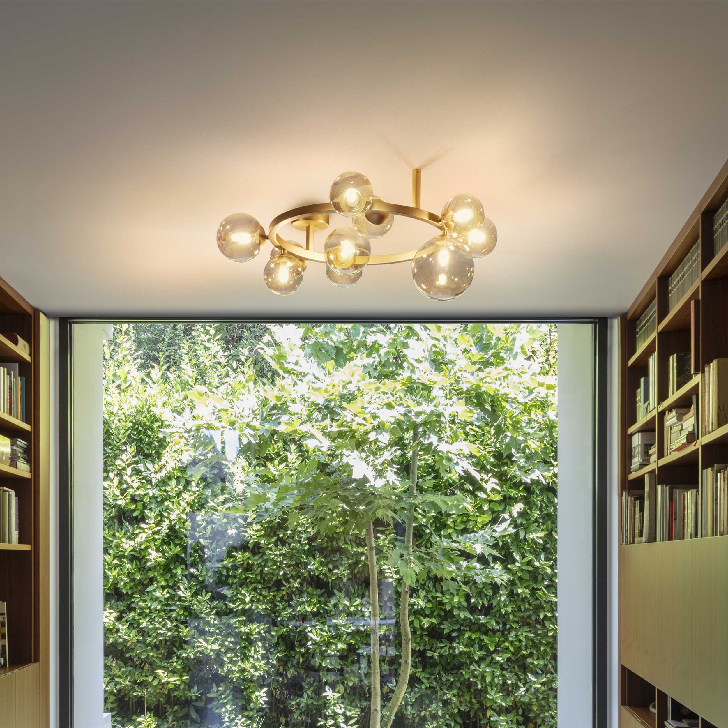 Ideal lux Perlage G9 pendlet rundt armatur