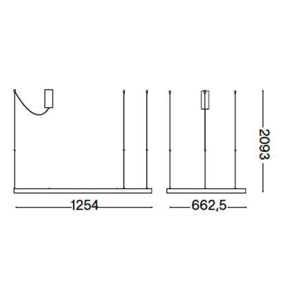 Ideal lux Waves LED-pendel