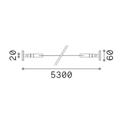 Ideal Lux Tesi flexibilní hliníkový profil pro LED pásek