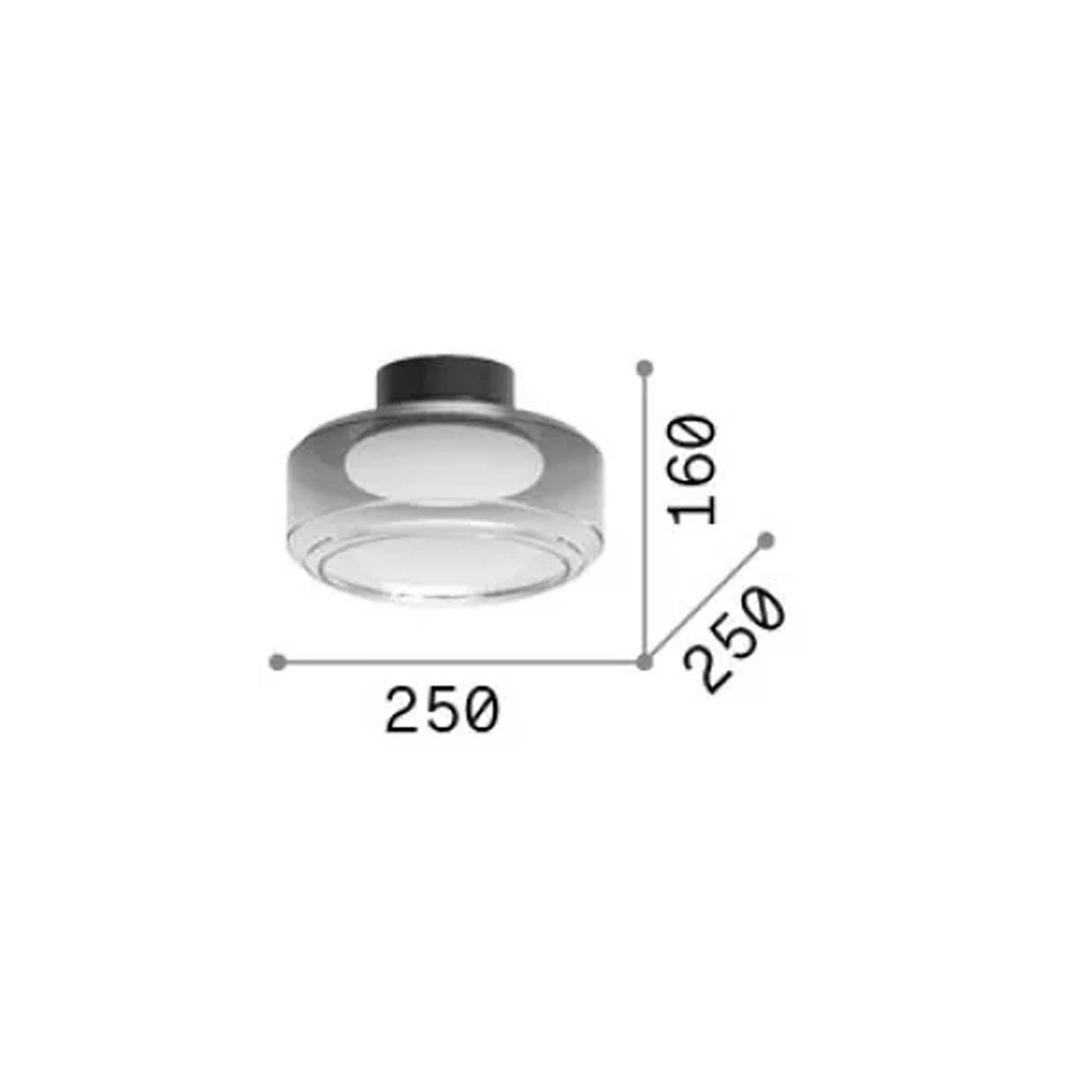 Ideal Lux Topico LED přisazené stropní svítidlo