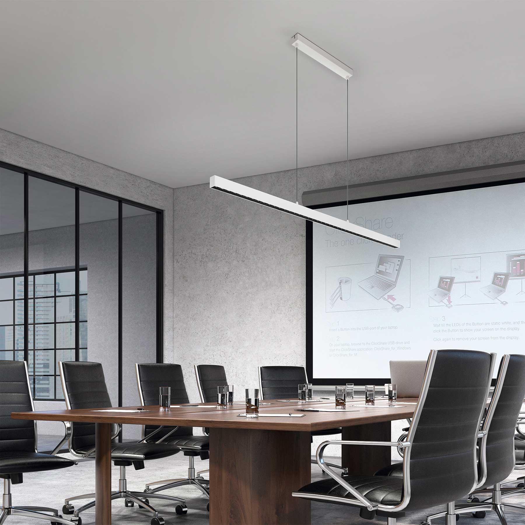 Indeluz Liniové LED svítidlo Sigma 1500mm