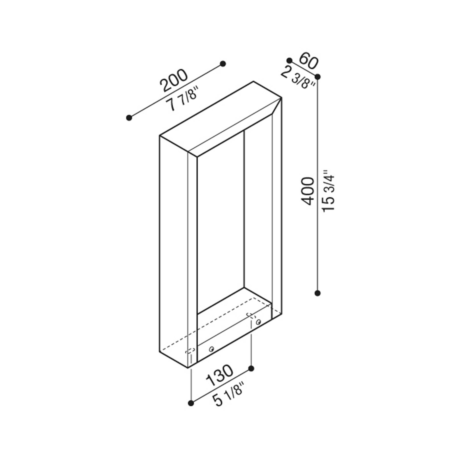 Lombardo Arke LED udendørs søjlearmatur IP66 AC DIRECT