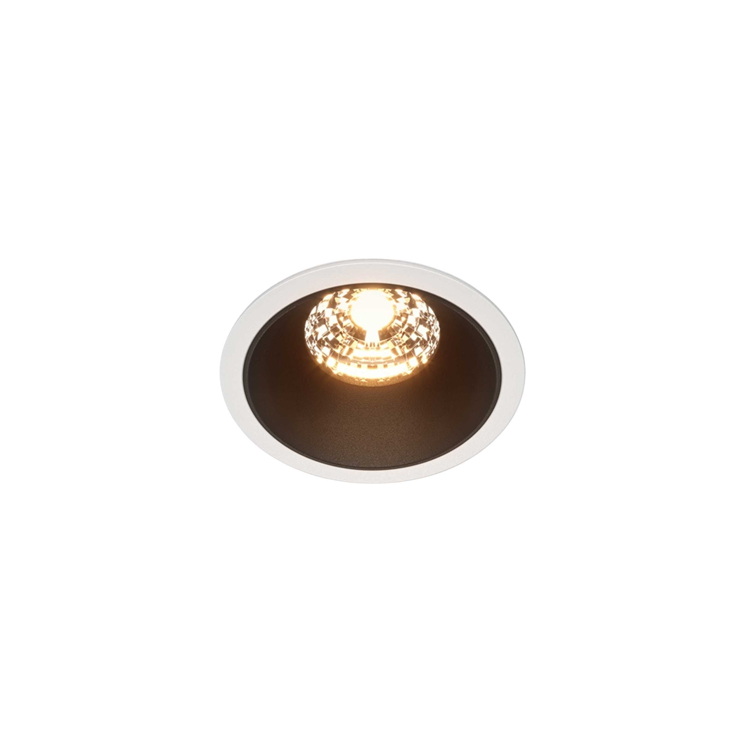Maytoni downlight Alfa LED 36° indbygget cirkulært lysarmatur, sort