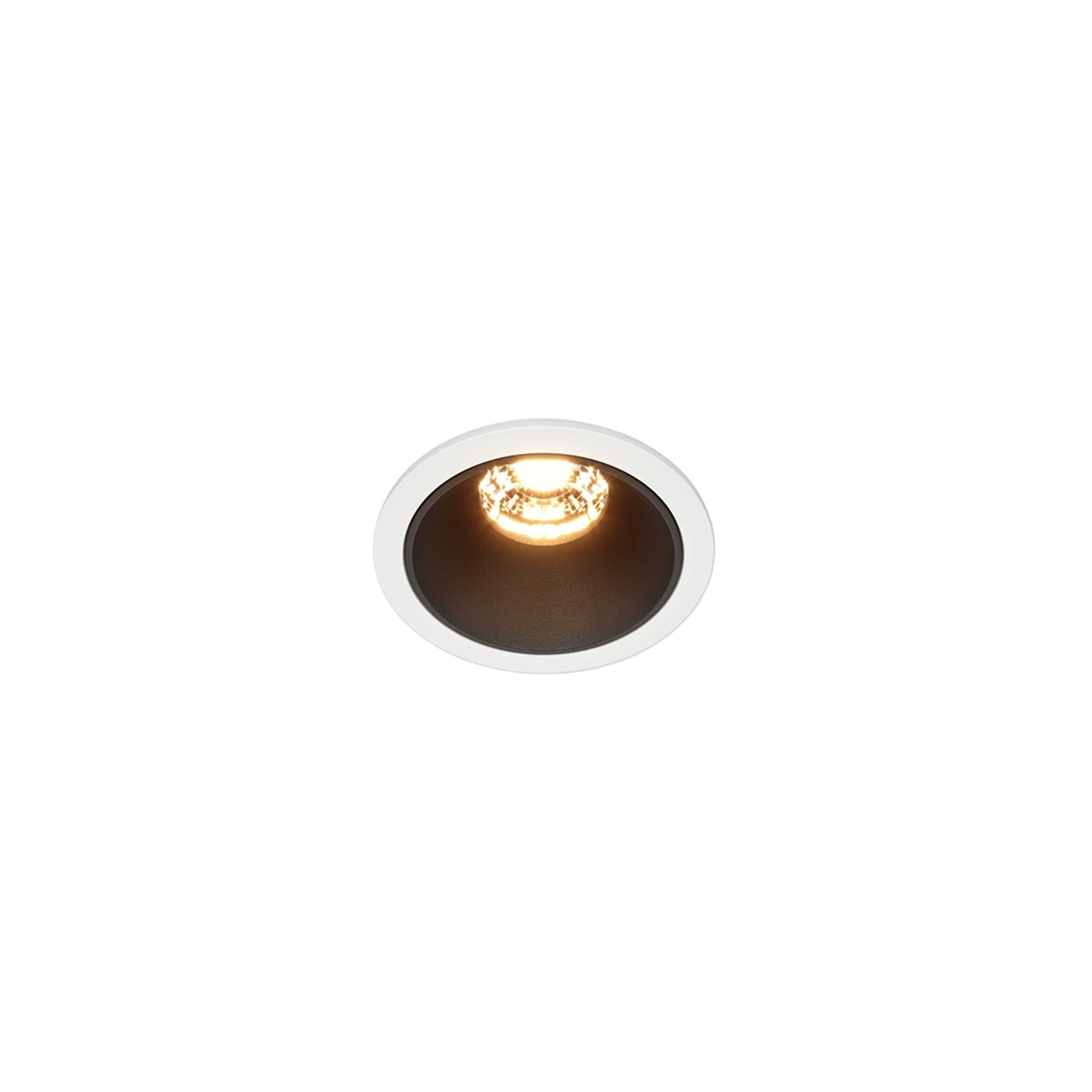 Maytoni downlight Alfa LED 36° indbygget cirkulært lysarmatur, sort