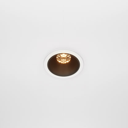 Maytoni downlight Alfa LED 36° indbygget cirkulært lysarmatur, sort
