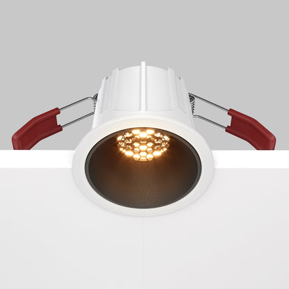 Maytoni downlight Alfa LED 36° indbygget cirkulært lysarmatur, sort