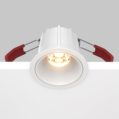 Maytoni downlight Alfa LED 36° indbygget cirkulært lysarmatur, hvid
