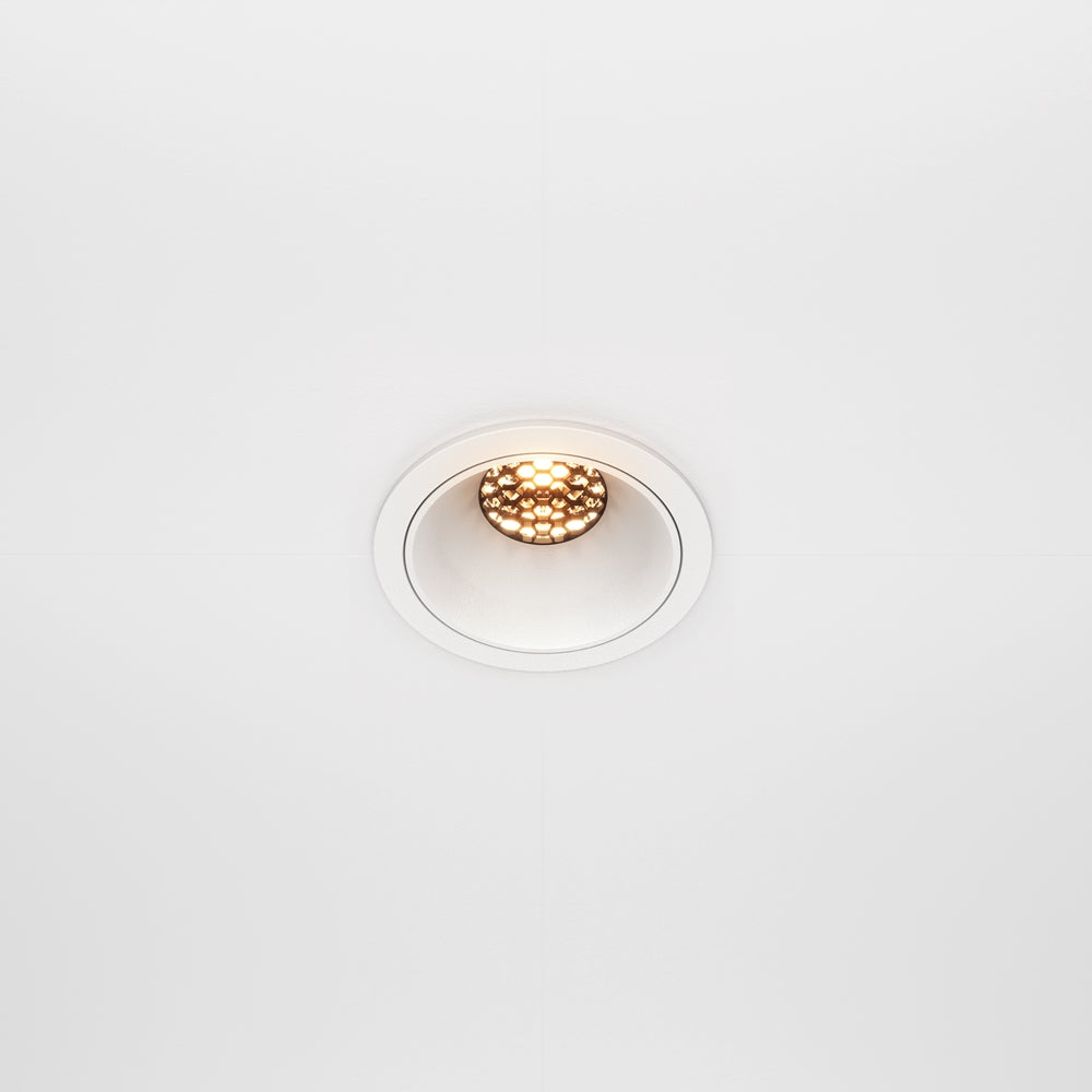 Maytoni downlight Alfa LED 36° indbygget cirkulært lysarmatur, hvid