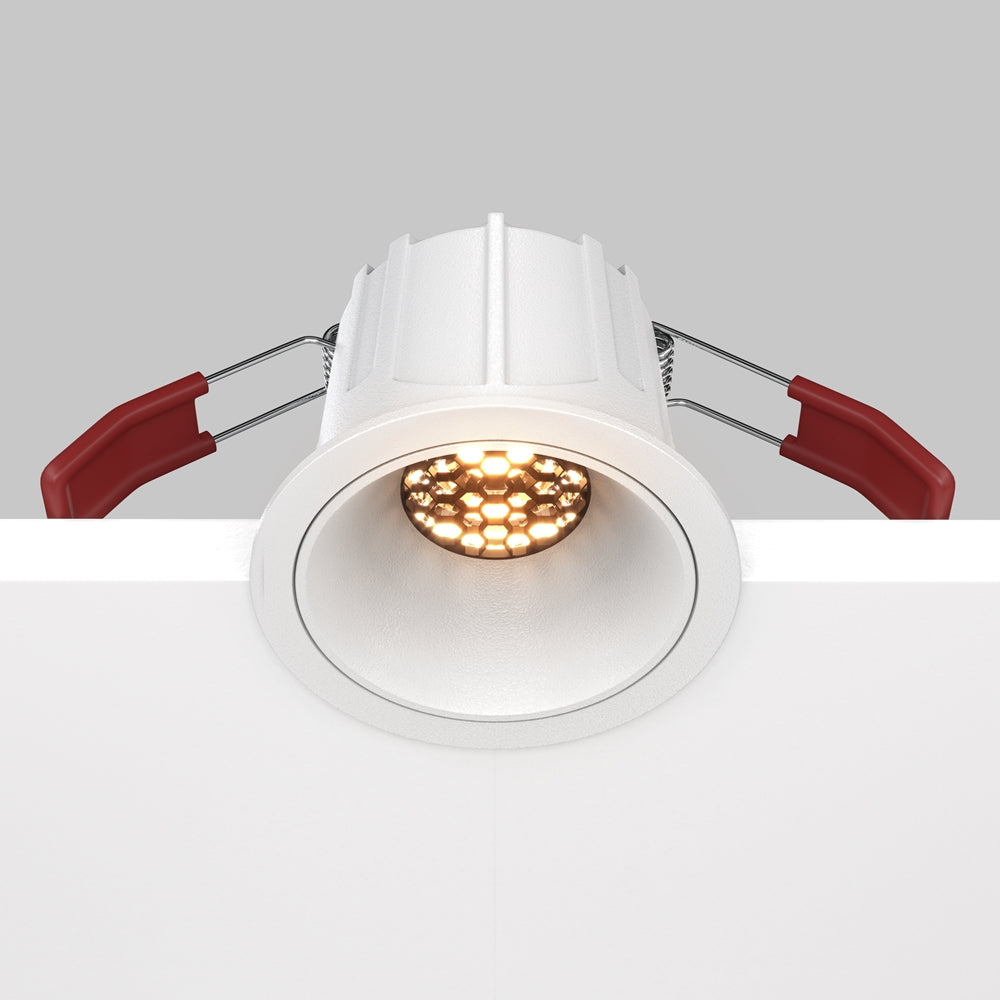 Maytoni downlight Alfa LED 36° indbygget cirkulært lysarmatur, hvid