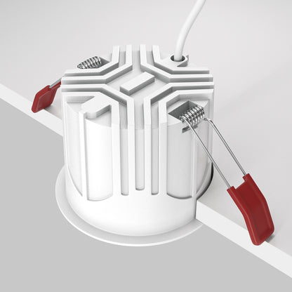 Maytoni downlight Alfa LED 36° indbygget cirkulært lysarmatur, sort