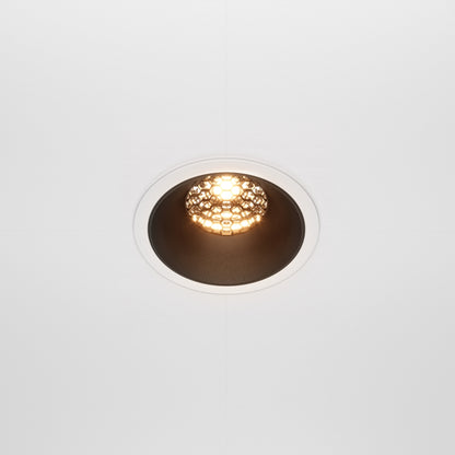 Maytoni downlight Alfa LED 36° indbygget cirkulært lysarmatur, sort