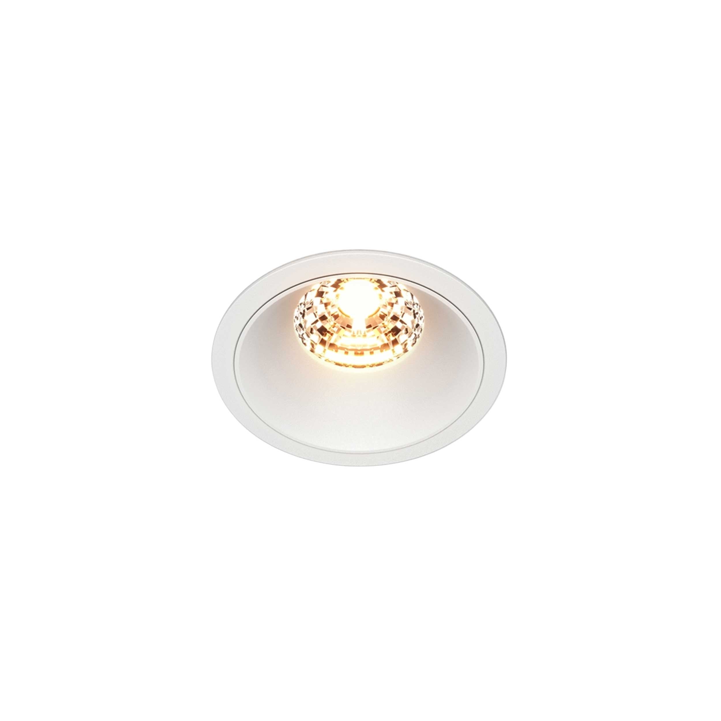 Maytoni downlight Alfa LED 36° indbygget cirkulært lysarmatur, hvid