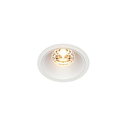 Maytoni downlight Alfa LED 36° indbygget cirkulært lysarmatur, hvid