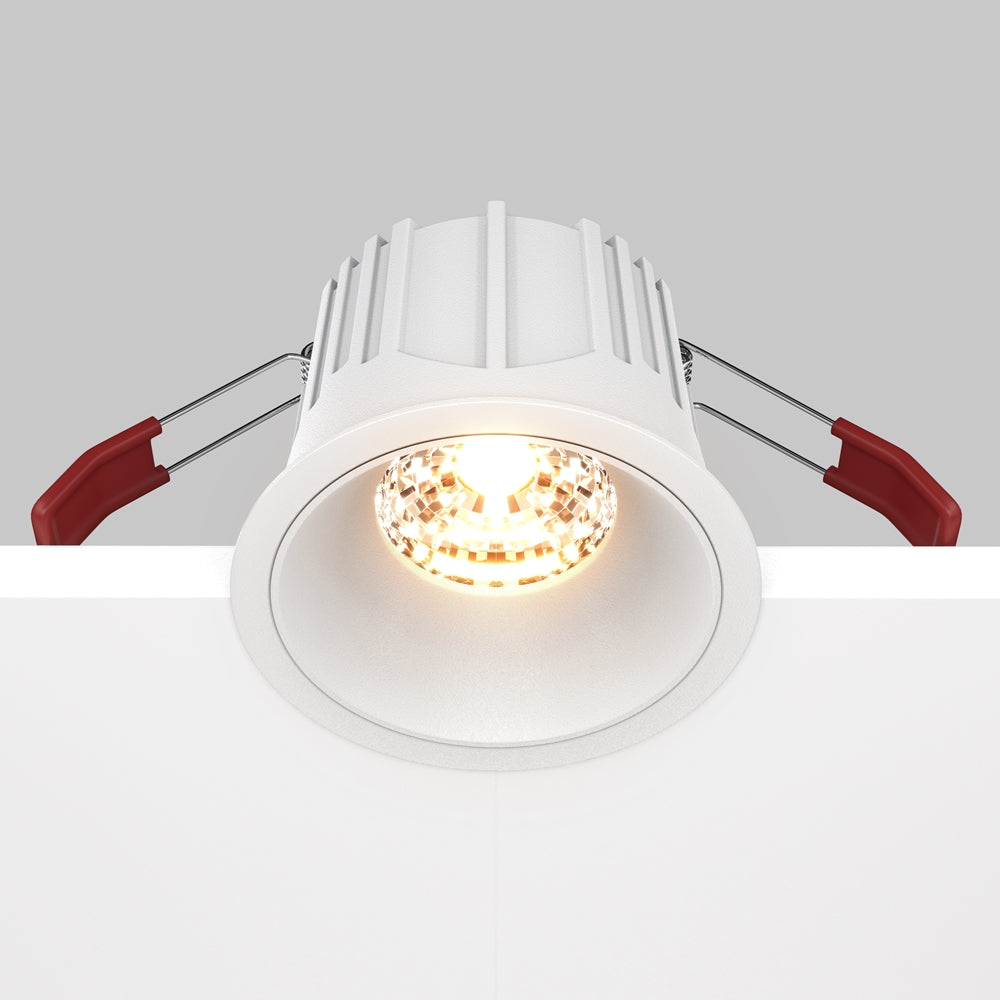 Maytoni downlight Alfa LED 36° indbygget cirkulært lysarmatur, hvid
