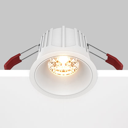 Maytoni downlight Alfa LED 36° indbygget cirkulært lysarmatur, hvid