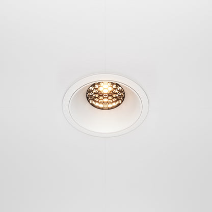 Maytoni downlight Alfa LED 36° indbygget cirkulært lysarmatur, hvid