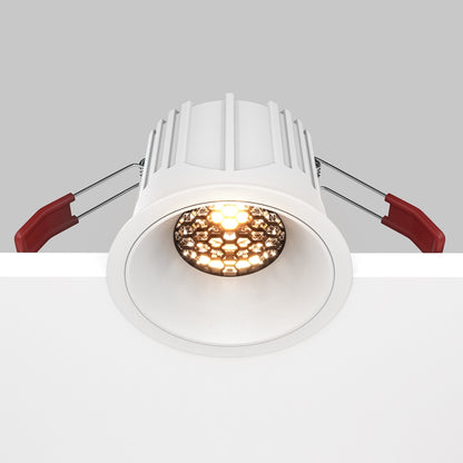 Maytoni downlight Alfa LED 36° indbygget cirkulært lysarmatur, hvid
