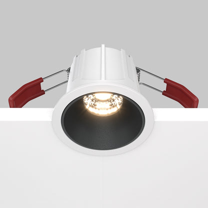 Maytoni downlight Alfa LED 36° indbygget cirkulært lysarmatur, sort