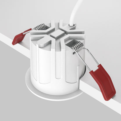 Maytoni downlight Alfa LED 36° indbygget cirkulært lysarmatur, sort