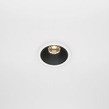 Maytoni downlight Alfa LED 36° indbygget cirkulært lysarmatur, sort