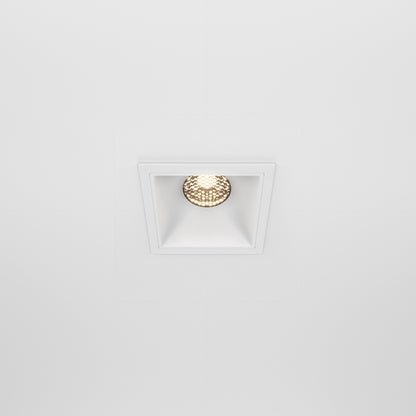 Maytoni downlight Alfa LED 10W 36° indbygget firkantet lampe, hvid