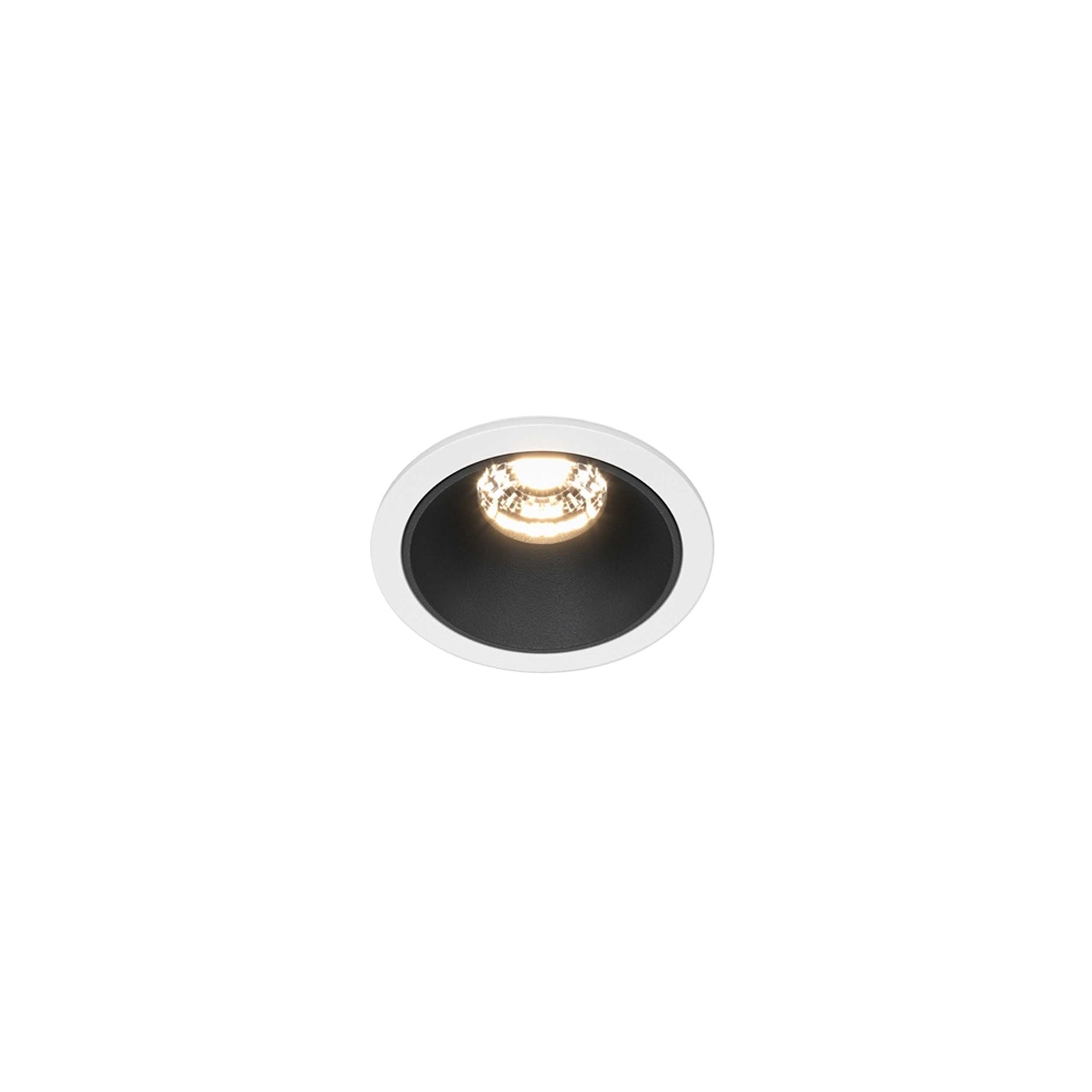 Maytoni downlight Alfa LED 36° indbygget cirkulært lysarmatur, sort