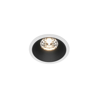 Maytoni downlight Alfa LED 36° indbygget cirkulært lysarmatur, sort