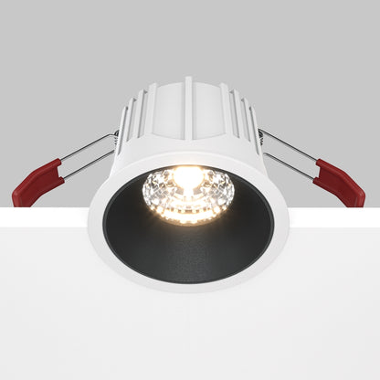 Maytoni downlight Alfa LED 36° indbygget cirkulært lysarmatur, sort