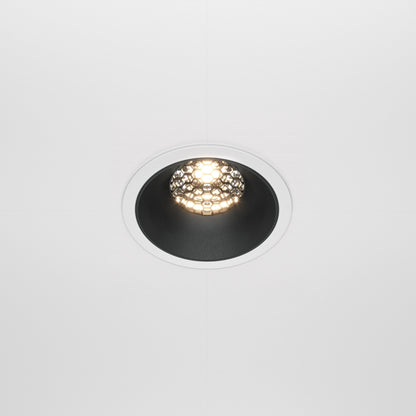 Maytoni downlight Alfa LED 36° indbygget cirkulært lysarmatur, sort
