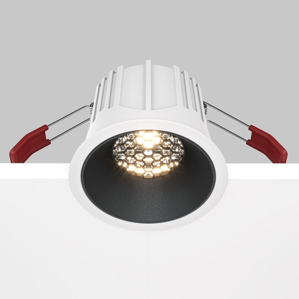Maytoni downlight Alfa LED 36° indbygget cirkulært lysarmatur, sort