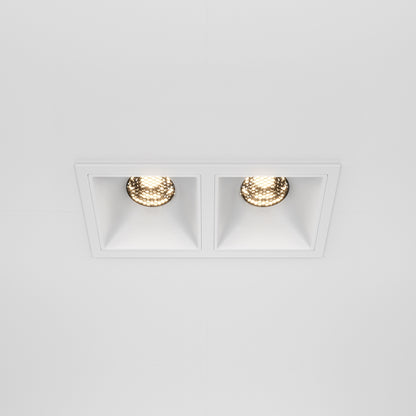 Maytoni downlight Alfa LED 10W 36° indbygget firkantet lampe, hvid