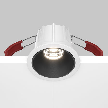 Maytoni downlight Alfa LED 36° indbygget cirkulært lysarmatur, sort