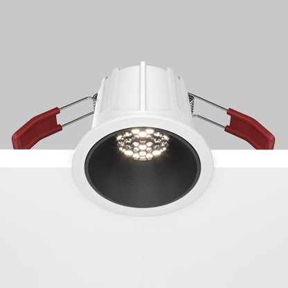 Maytoni downlight Alfa LED 36° indbygget cirkulært lysarmatur, sort