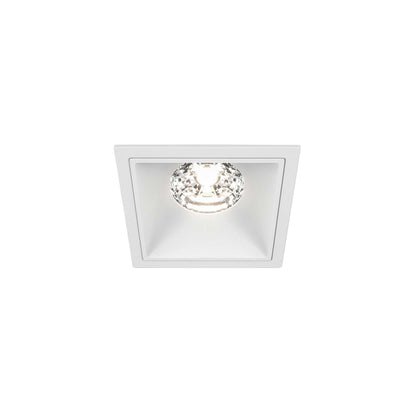 Maytoni downlight Alfa LED 15W 36° indbygget firkantet lampe, hvid