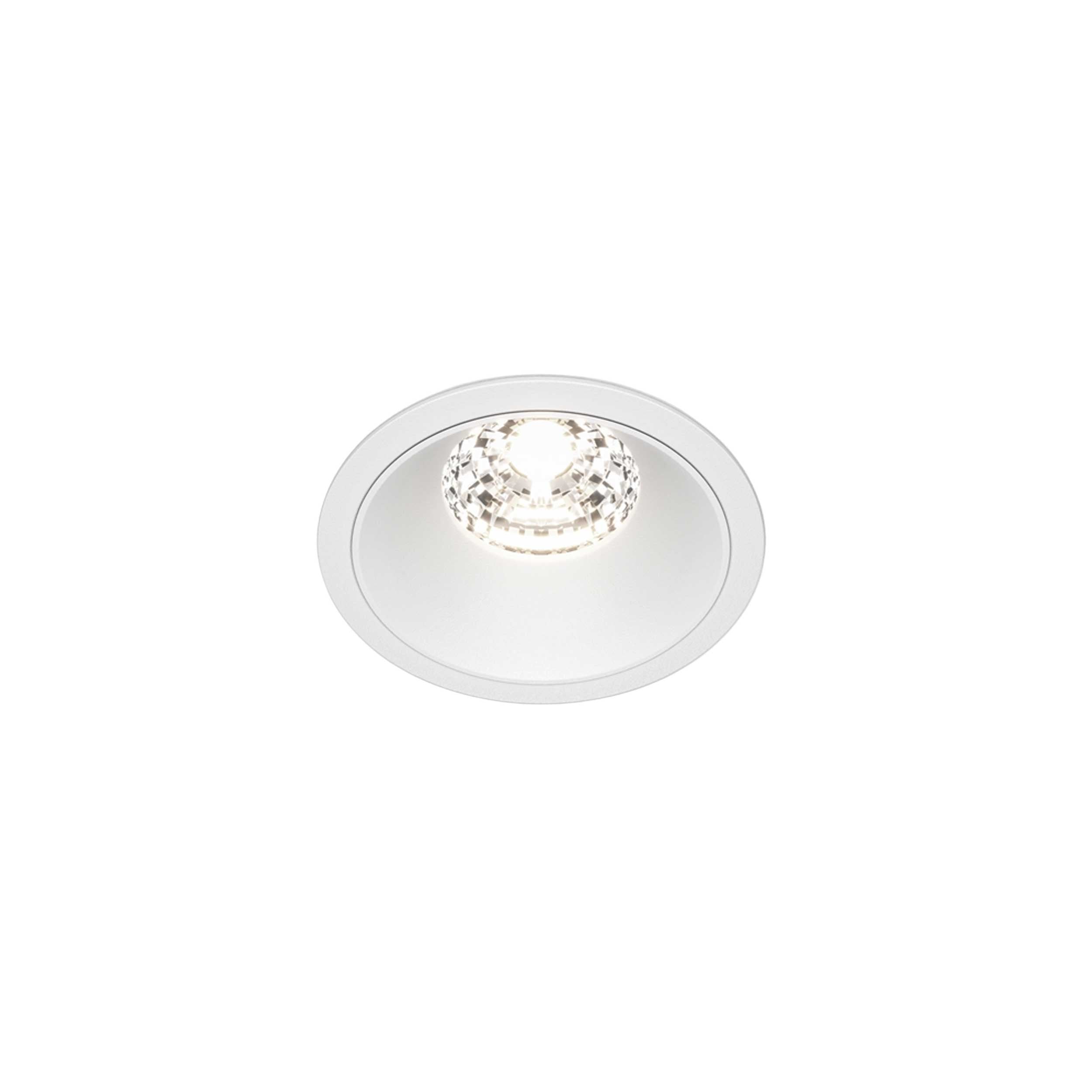Maytoni downlight Alfa LED 36° indbygget cirkulært lysarmatur, hvid