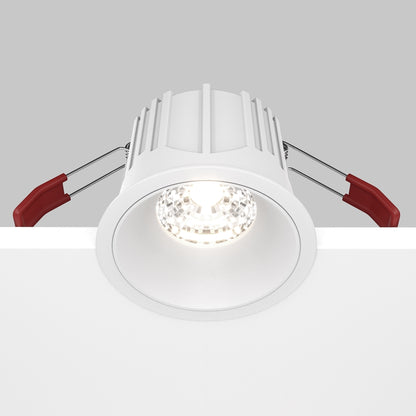 Maytoni downlight Alfa LED 36° indbygget cirkulært lysarmatur, hvid