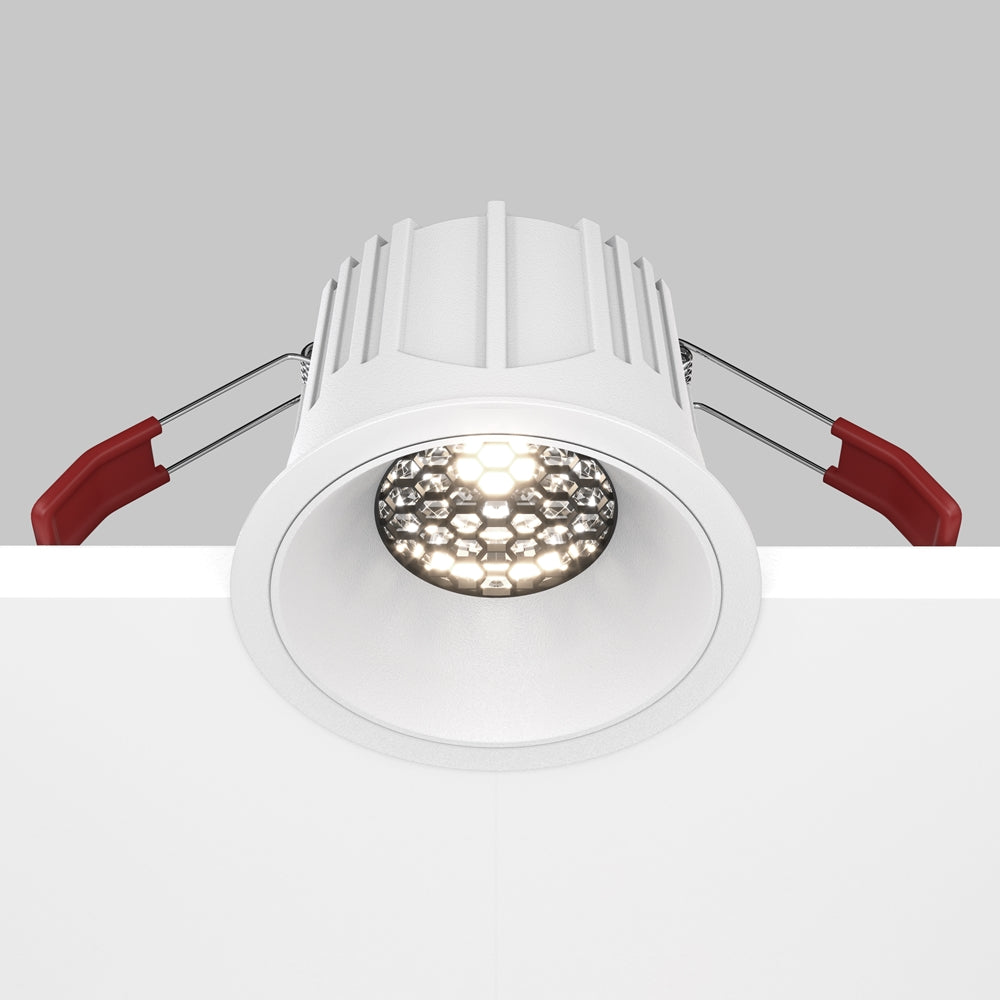 Maytoni downlight Alfa LED 36° indbygget cirkulært lysarmatur, hvid
