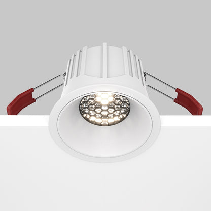 Maytoni downlight Alfa LED 36° indbygget cirkulært lysarmatur, hvid