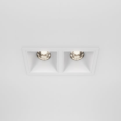 Maytoni downlight Alfa LED 10W 36° indbygget firkantet lampe, hvid